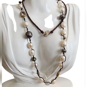 Silpada "Fresh Outlook" Freshwater Pearl Necklace N3116